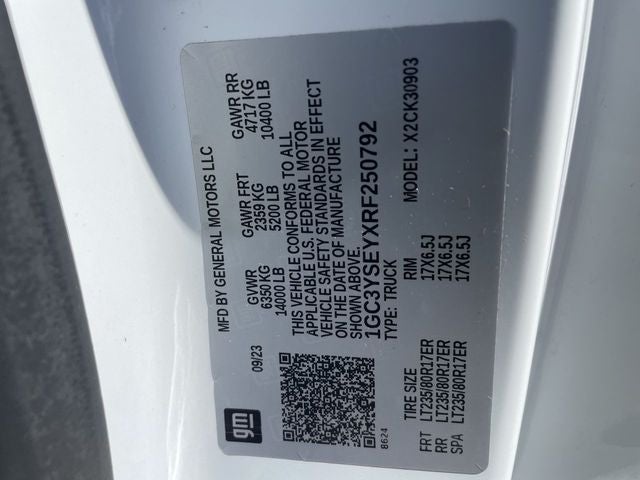 2024 Chevrolet Silverado 3500HD Work Truck