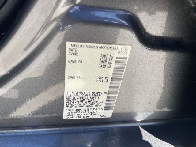 2023 Nissan Altima 2.5 SV