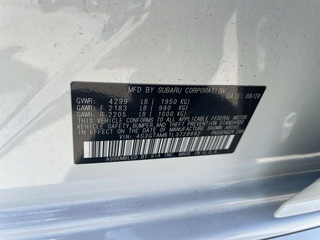 2020 Subaru Impreza Sport