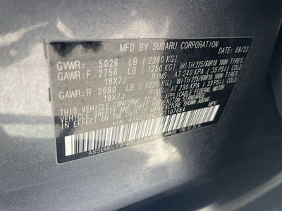 2023 Subaru Outback Limited XT