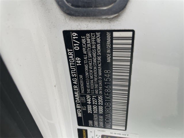 2019 Mercedes-Benz C-Class C 300