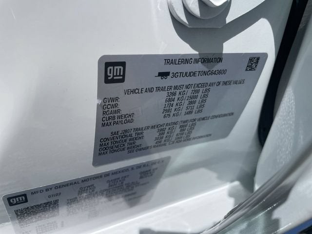 2022 GMC Sierra 1500 SLT