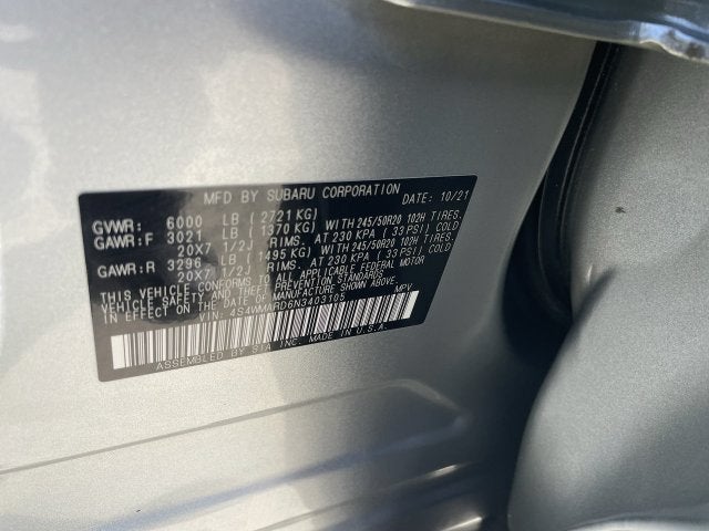 2022 Subaru Ascent Touring