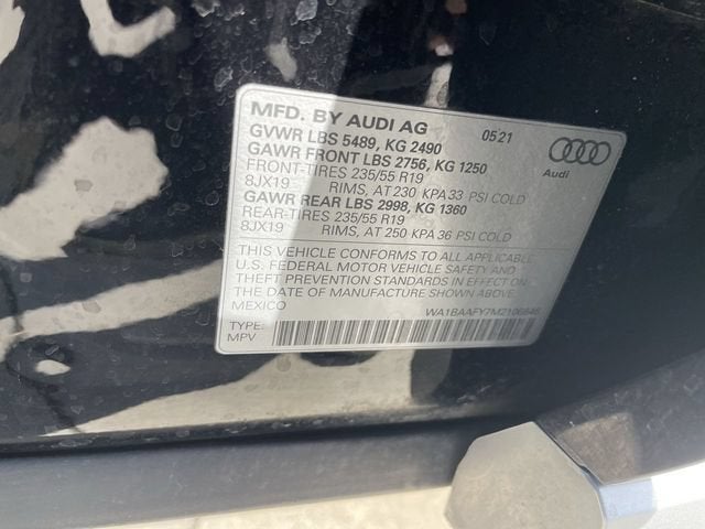 2021 Audi Q5 Premium Plus 45 TFSI quattro S tronic