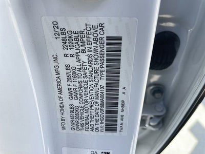 2021 Honda Accord Hybrid EX-L