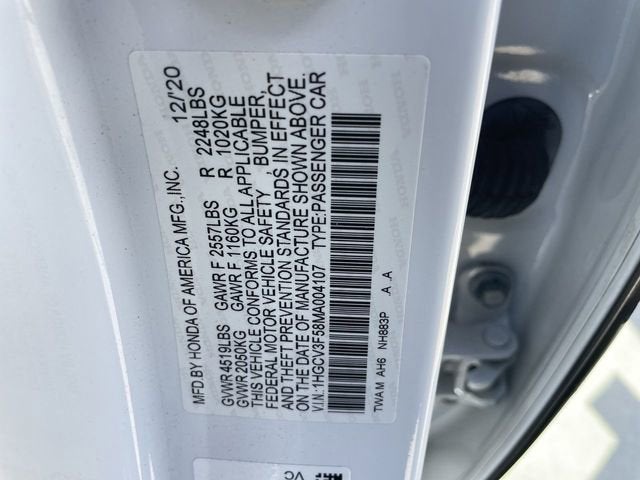 2021 Honda Accord Hybrid EX-L