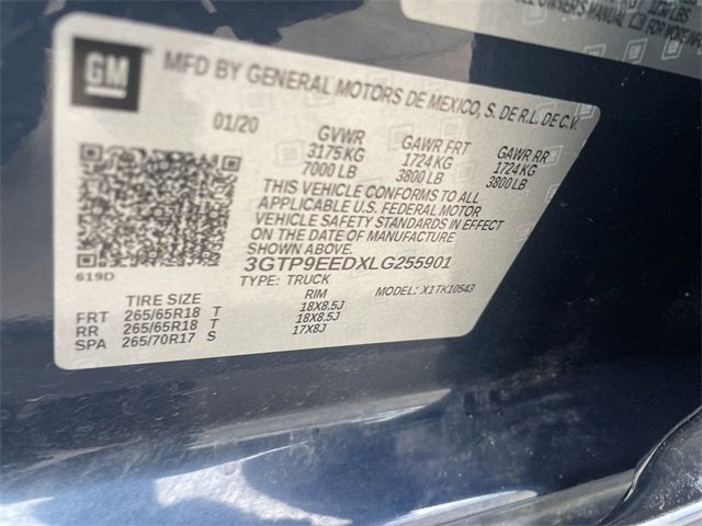 2020 GMC Sierra 1500 AT4