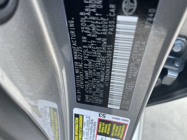 2025 Toyota Camry XSE