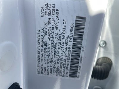 2024 Honda Ridgeline Black Edition