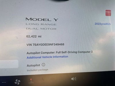 2022 Tesla Model Y Long Range